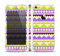 The Purple & Green Tribal Ethic Geometric Pattern Skin Set for the Apple iPhone 5