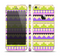 The Purple & Green Tribal Ethic Geometric Pattern Skin Set for the Apple iPhone 5s