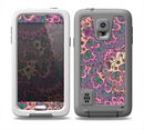 The Purple, Green, and Blue Vector Floral Pattern Skin Samsung Galaxy S5 frē LifeProof Case