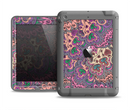 The Purple, Green, and Blue Vector Floral Pattern Apple iPad Air LifeProof Fre Case Skin Set