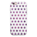 The Purple Grunge All Over Stars iPhone 6/6s or 6/6s Plus 2-Piece Hybrid INK-Fuzed Case