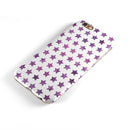 The Purple Grunge All Over Stars iPhone 6/6s or 6/6s Plus 2-Piece Hybrid INK-Fuzed Case