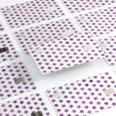 The Purple Grunge All Over Stars  - Premium Protective Decal Skin-Kit for the Apple Credit Card