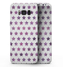 The Purple Grunge All Over Stars  - Samsung Galaxy S8 Full-Body Skin Kit
