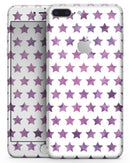 The Purple Grunge All Over Stars  - Skin-kit for the iPhone 8 or 8 Plus