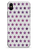 The Purple Grunge All Over Stars  - iPhone X Clipit Case