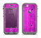 The Purple Highlighted Wooden Planks Apple iPhone 5c LifeProof Nuud Case Skin Set