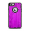 The Purple Highlighted Wooden Planks Apple iPhone 6 Otterbox Defender Case Skin Set
