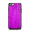 The Purple Highlighted Wooden Planks Apple iPhone 6 Otterbox Symmetry Case Skin Set