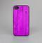 The Purple Highlighted Wooden Planks Skin-Sert for the Apple iPhone 4-4s Skin-Sert Case