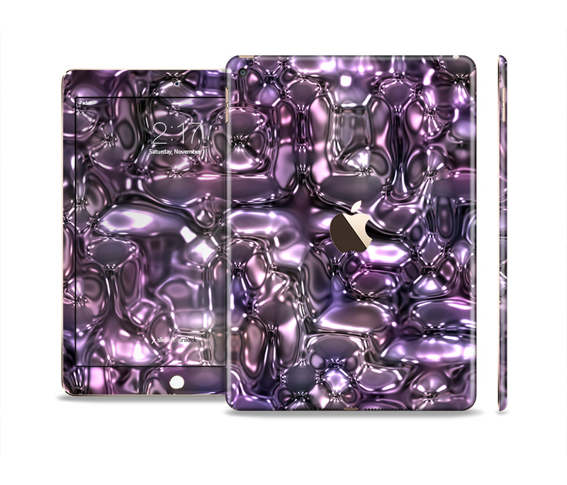 The Purple Mercury Skin Set for the Apple iPad Pro