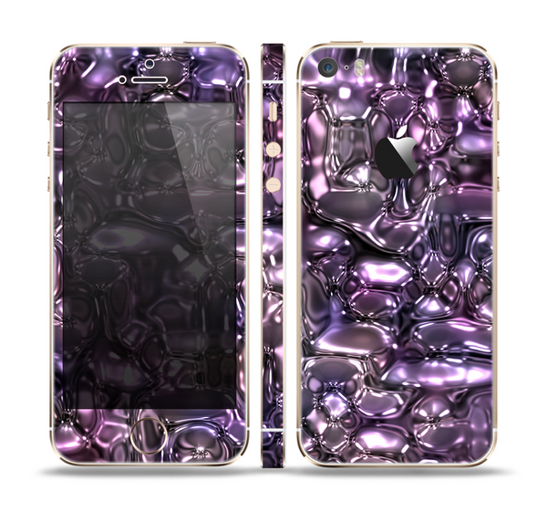 The Purple Mercury Skin Set for the Apple iPhone 5s