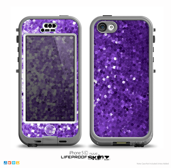 The Purple Shaded Sequence Skin for the iPhone 5c nüüd LifeProof Case