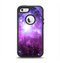 The Purple Space Neon Explosion Apple iPhone 5-5s Otterbox Defender Case Skin Set