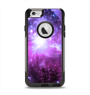 The Purple Space Neon Explosion Apple iPhone 6 Otterbox Commuter Case Skin Set