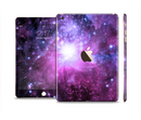 The Purple Space Neon Explosion Full Body Skin Set for the Apple iPad Mini 3