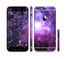 The Purple Space Neon Explosion Sectioned Skin Series for the Apple iPhone 6 Plus