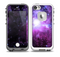 The Purple Space Neon Explosion Skin for the iPhone 5-5s fre LifeProof Case