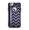 The Purple Textured Chevron Pattern Apple iPhone 6 Otterbox Commuter Case Skin Set