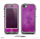 The Purple Water Colors Skin for the iPhone 5c nüüd LifeProof Case