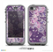 The Purple & White Floral Sprout Skin for the iPhone 5c nüüd LifeProof Case