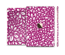 The Purple & White Floral Sprout Full Body Skin Set for the Apple iPad Mini 3