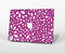 The Purple & White Floral Sprout Skin Set for the Apple MacBook Pro 15" with Retina Display