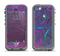 The Purple and Blue Electric Swirels Apple iPhone 5c LifeProof Fre Case Skin Set