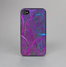 The Purple and Blue Electric Swirels Skin-Sert for the Apple iPhone 4-4s Skin-Sert Case