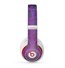 The Purple and Blue Electric Swirels Skin for the Beats by Dre Studio (2013+ Version) Headphones