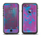 The Purple and Blue Paintburst Apple iPhone 6 LifeProof Fre Case Skin Set