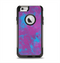 The Purple and Blue Paintburst Apple iPhone 6 Otterbox Commuter Case Skin Set