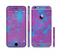 The Purple and Blue Paintburst Sectioned Skin Series for the Apple iPhone 6