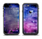 The Purple and Blue Scattered Stars Apple iPhone 6 LifeProof Fre Case Skin Set