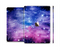 The Purple and Blue Scattered Stars Skin Set for the Apple iPad Pro