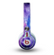 The Purple and Blue Scattered Stars Skin for the Beats by Dre Mixr Headphones