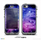 The Purple and Blue Scattered Stars Skin for the iPhone 5c nüüd LifeProof Case