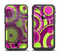 The Purple and Green Layered Vector Circles Apple iPhone 6/6s Plus LifeProof Fre Case Skin Set