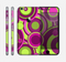 The Purple and Green Layered Vector Circles Skin for the Apple iPhone 6