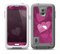 The Purple and Pink Layered Hearts Skin for the Samsung Galaxy S5 frē LifeProof Case