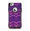 The Purple and Pink Overlapping Chevron V3 Apple iPhone 6 Otterbox Commuter Case Skin Set