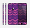 The Purple and Pink Overlapping Chevron V3 Skin for the Apple iPhone 6