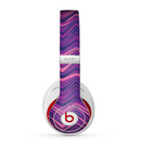 The Purple and Pink Overlapping Chevron V3 Skin for the Beats by Dre Studio (2013+ Version) Headphones