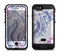 The Purple and White Lace Design Apple iPhone 6/6s LifeProof Fre POWER Case Skin Set