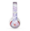 The Purple and White Lace Design Skin for the Beats by Dre Studio (2013+ Version) Headphones