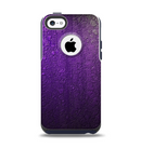 The Purpled Crackled Pattern Apple iPhone 5c Otterbox Commuter Case Skin Set