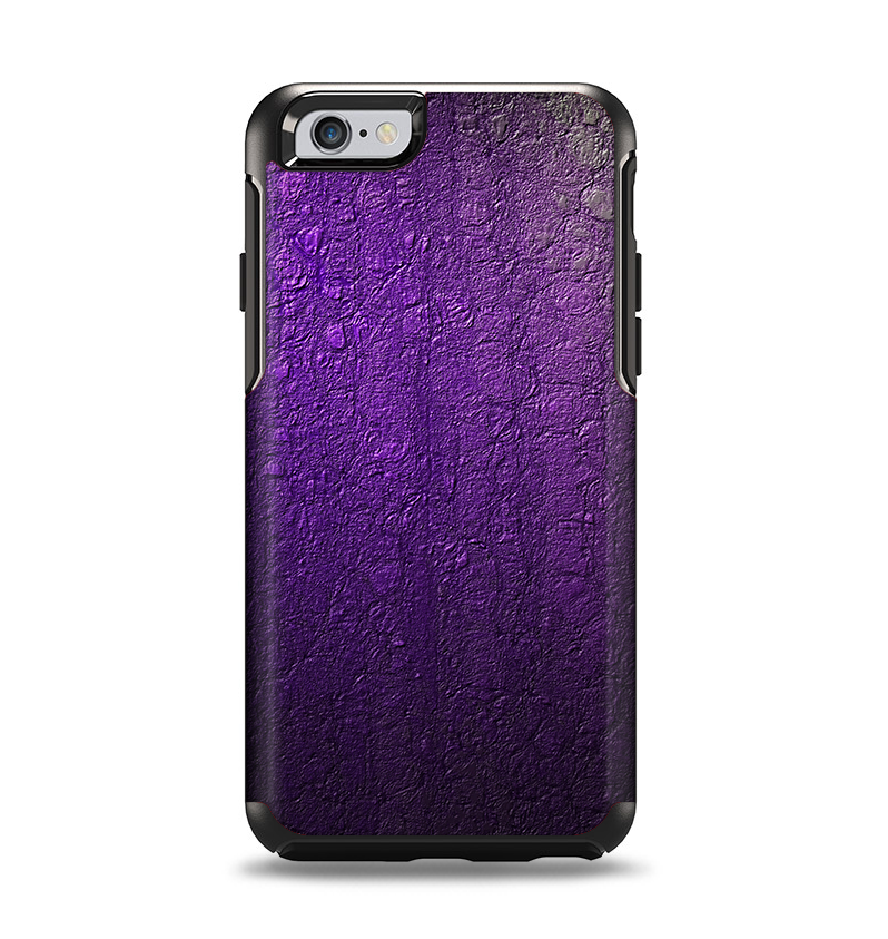 The Purpled Crackled Pattern Apple iPhone 6 Otterbox Symmetry Case Skin Set