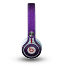 The Purpled Crackled Pattern Skin for the Beats by Dre Mixr Headphones