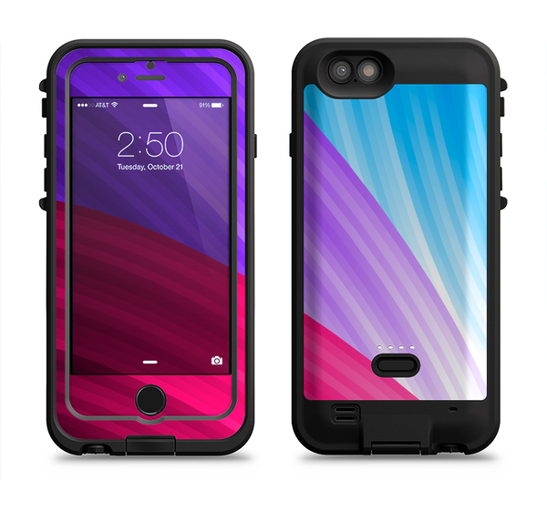 the radiant color-swirls  iPhone 6/6s Plus LifeProof Fre POWER Case Skin Kit