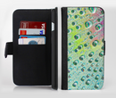 The RainBow WaterDrops Ink-Fuzed Leather Folding Wallet Credit-Card Case for the Apple iPhone 6/6s, 6/6s Plus, 5/5s and 5c